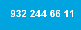 932 244 66 11 932 244 66 11